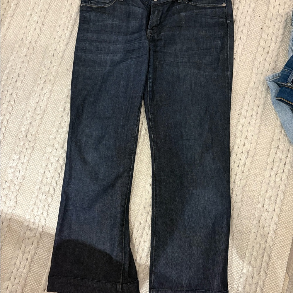 Citizens Of Humanity Dark Blue Boot Cut Jeans Size 32!